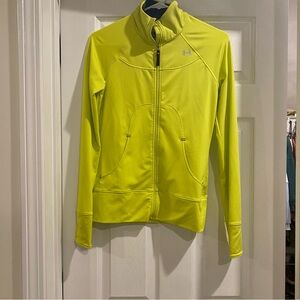 Under Armour all season yellow zip up, XS